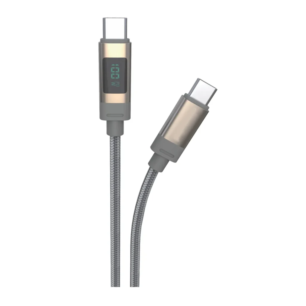 100W USB-C to USB-C Fast Charging Cable with LED
