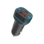 18W Dual USB-C Car Charger – Fast Charging for Smartphones & Tablets