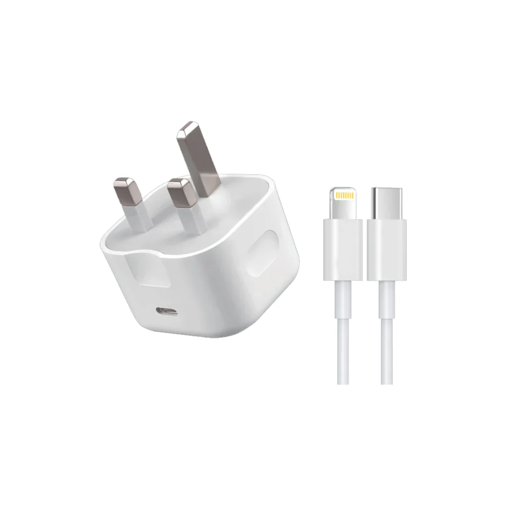 20W Fast Charger with Type-C to Lightning Cable – Fast Charging Combo