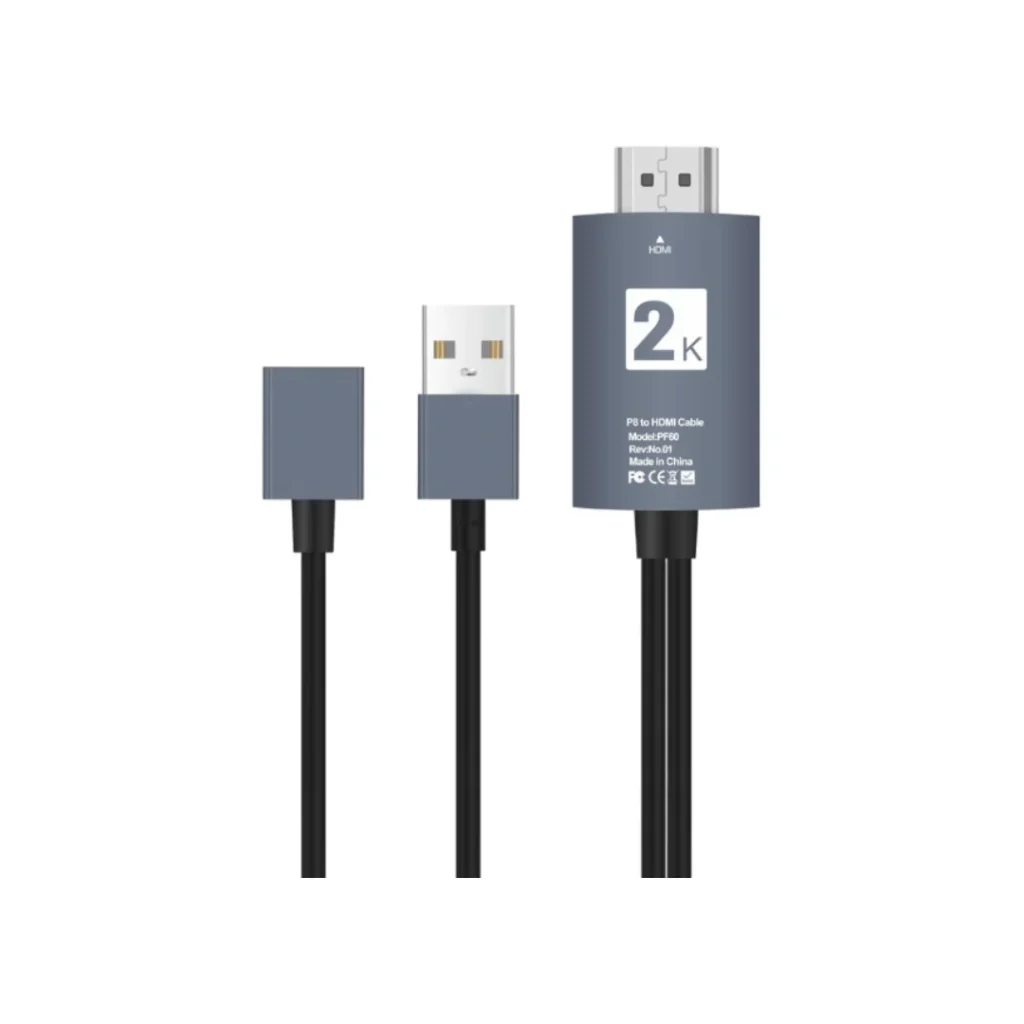 3-in-1 Full HD Multi-Function Cable – Charging, Data & Video