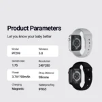 1.75 Large Screen Smart Watch – Fitness & Health Tracker | UK Stock - Image 3