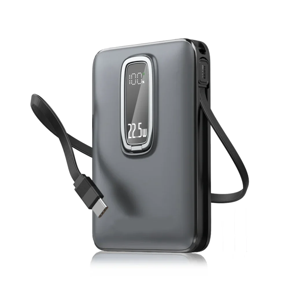 10000mAh MagSafe Power Bank with Cable – Magnetic Wireless Fast Charging