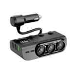 120W Multi-Port Fast Car Charger – UK