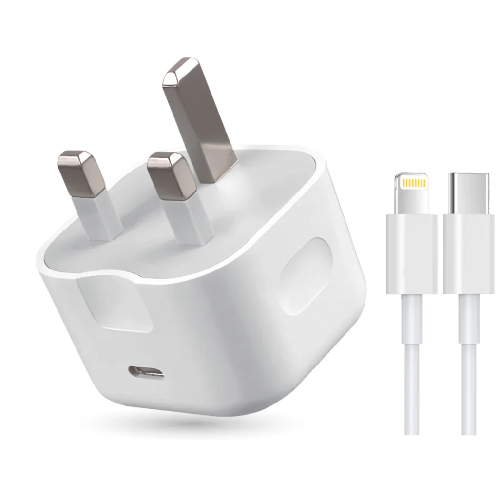 20W Fast Charger + Type-C to Lightning Cable Combo