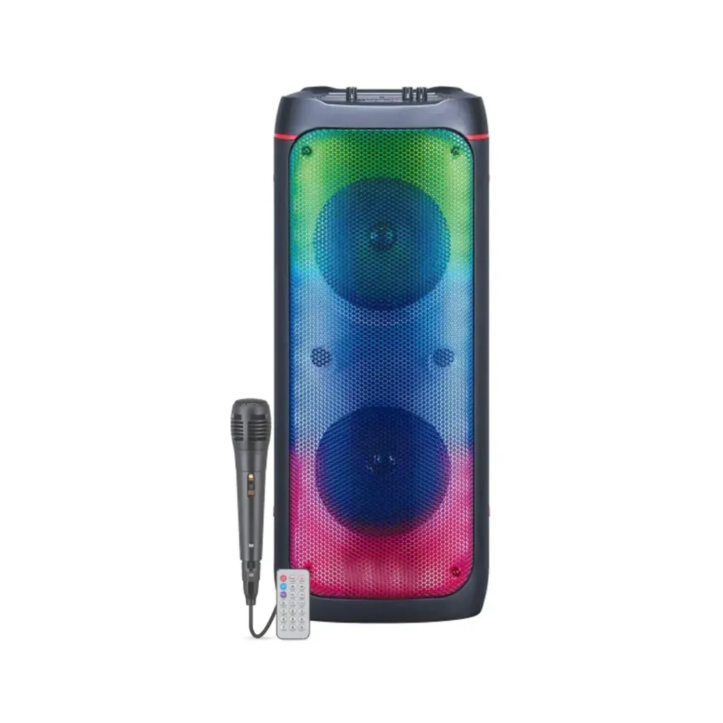 8-Inch Bluetooth Speaker with Wireless Mic – Portable Karaoke Speaker