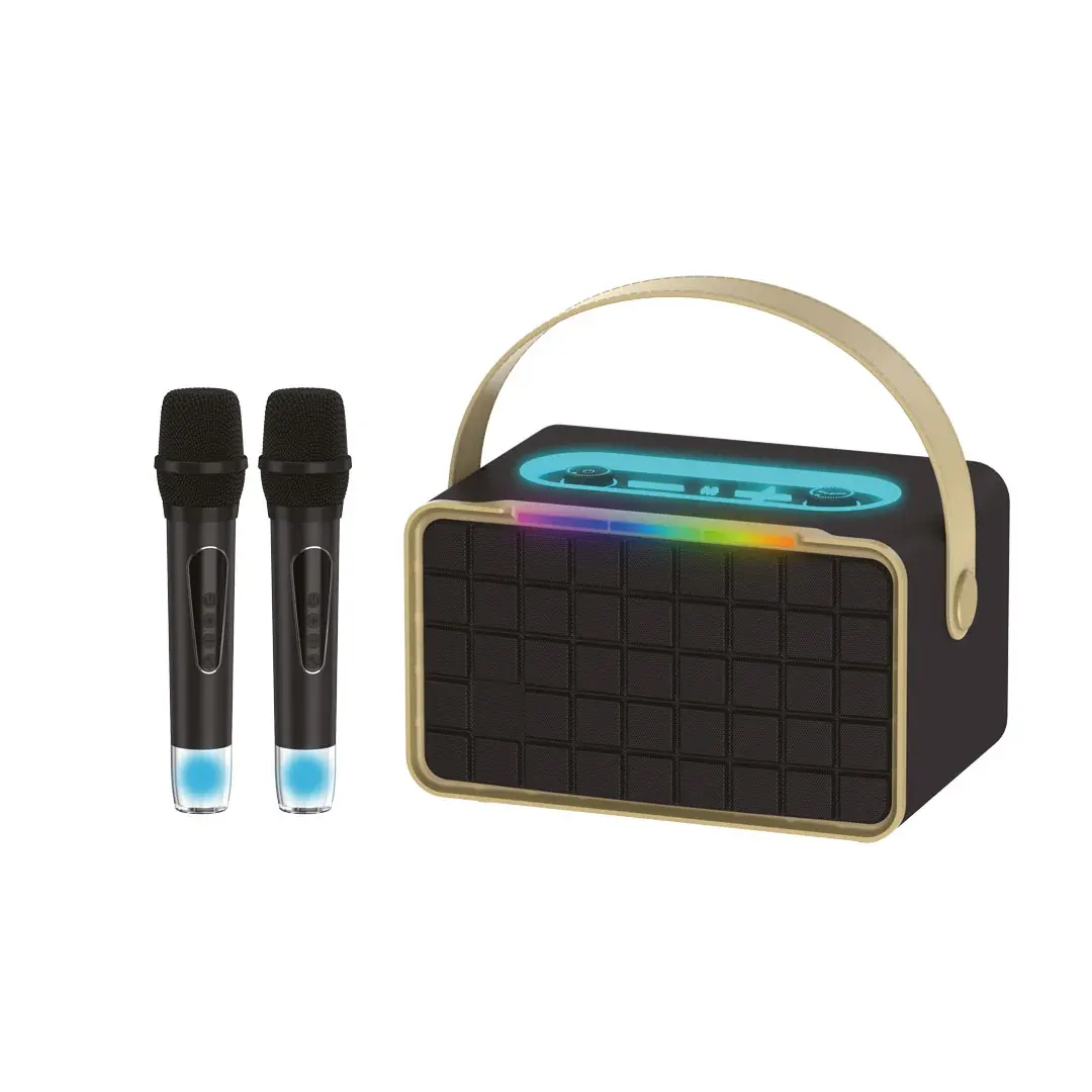 Bluetooth Speaker with Dual Microphones – Portable Karaoke Speaker Bluetooth Speaker with Dual Microphones – Portable Karaoke Speaker