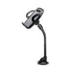 Car Phone Holder 360° Long Neck – Suction & Vent Mount