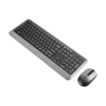 Ergonomic Wireless Keyboard & Mouse – Adjustable DPI & Long Battery