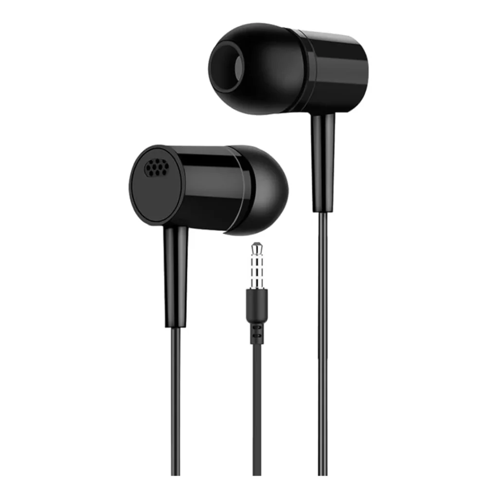 In-Ear Handsfree Earphones – High-Quality Sound Black Design