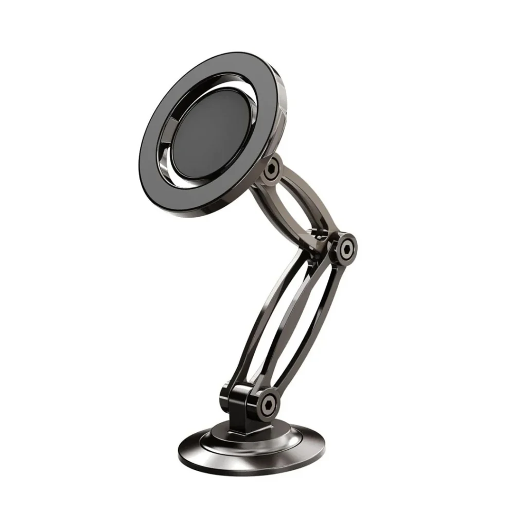 Magnetic Mobile Holder for Car – Dashboard Phone Mount with Metal Ring