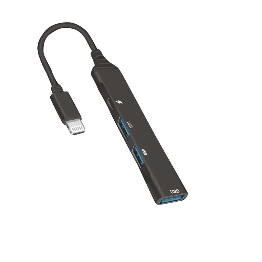 OTG Apple Compatible Adapter – Lightning to USB | UK Stock