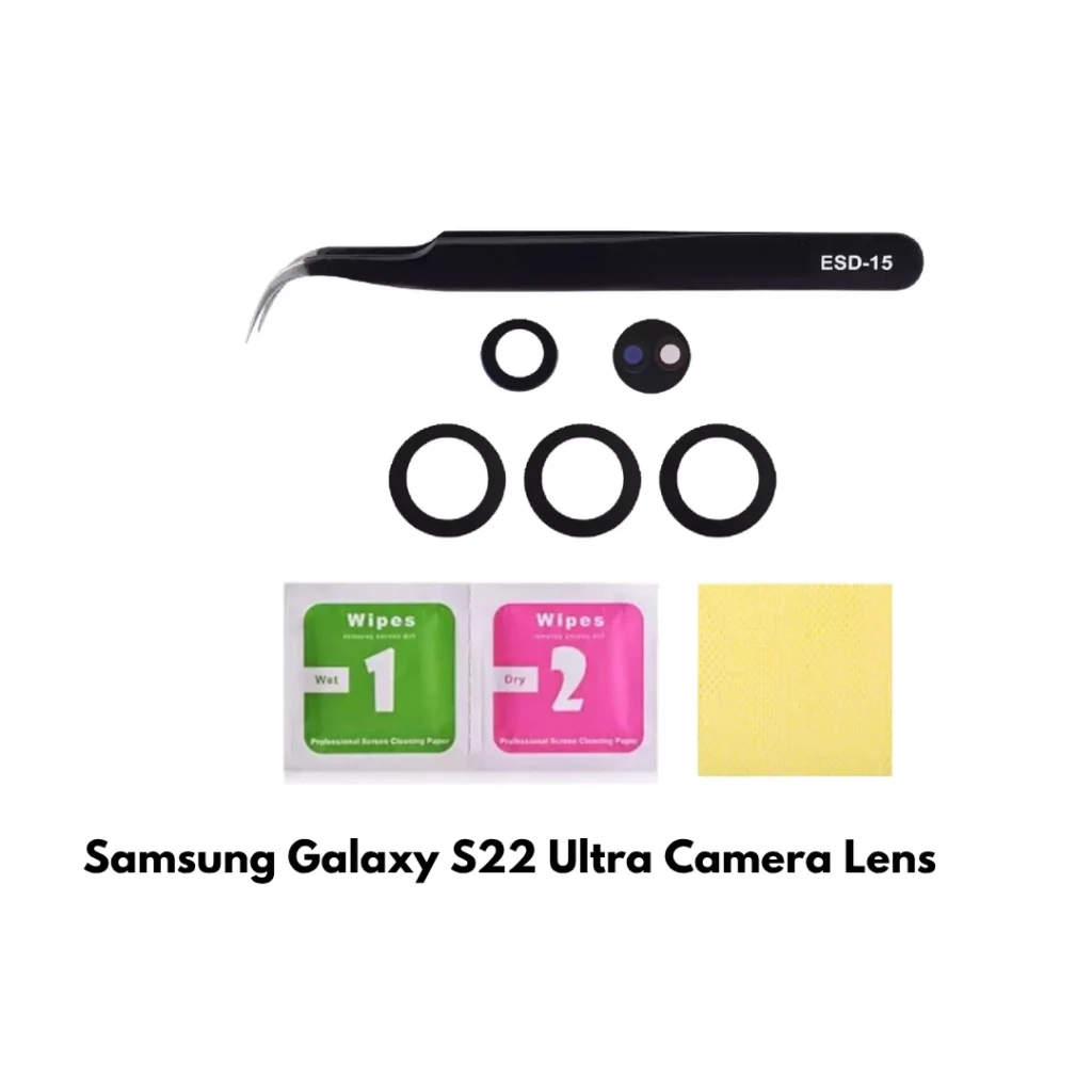 Samsung Galaxy S22 Ultra Rear Camera Lens Replacement Kit – UK Stock