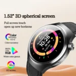 1.52 3D Spherical Screen SmartWatch – Fitness & Health Tracker | UK Stock - Image 3