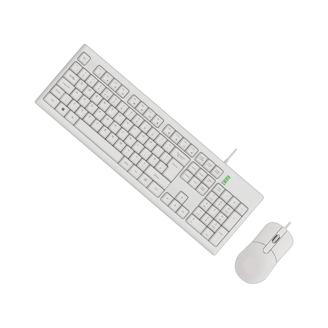 Wired Keyboard & Mouse Combo – USB Plug & Play Set Wired Keyboard & Mouse Combo – USB Plug & Play Set