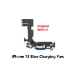 iPhone 13 Blue Charging Port Flex Cable with IC – Original UK Stock