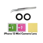 iPhone 13 Mini Rear Camera Lens Replacement Kit w/ Tweezer & Cleaning Tools – UK Stock