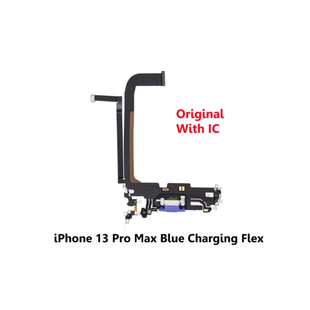 iPhone 13 Pro Max Blue Charging Port Flex Cable with IC – UK Stock iPhone 13 Pro Max Blue Charging Port Flex Cable with IC – UK Stock