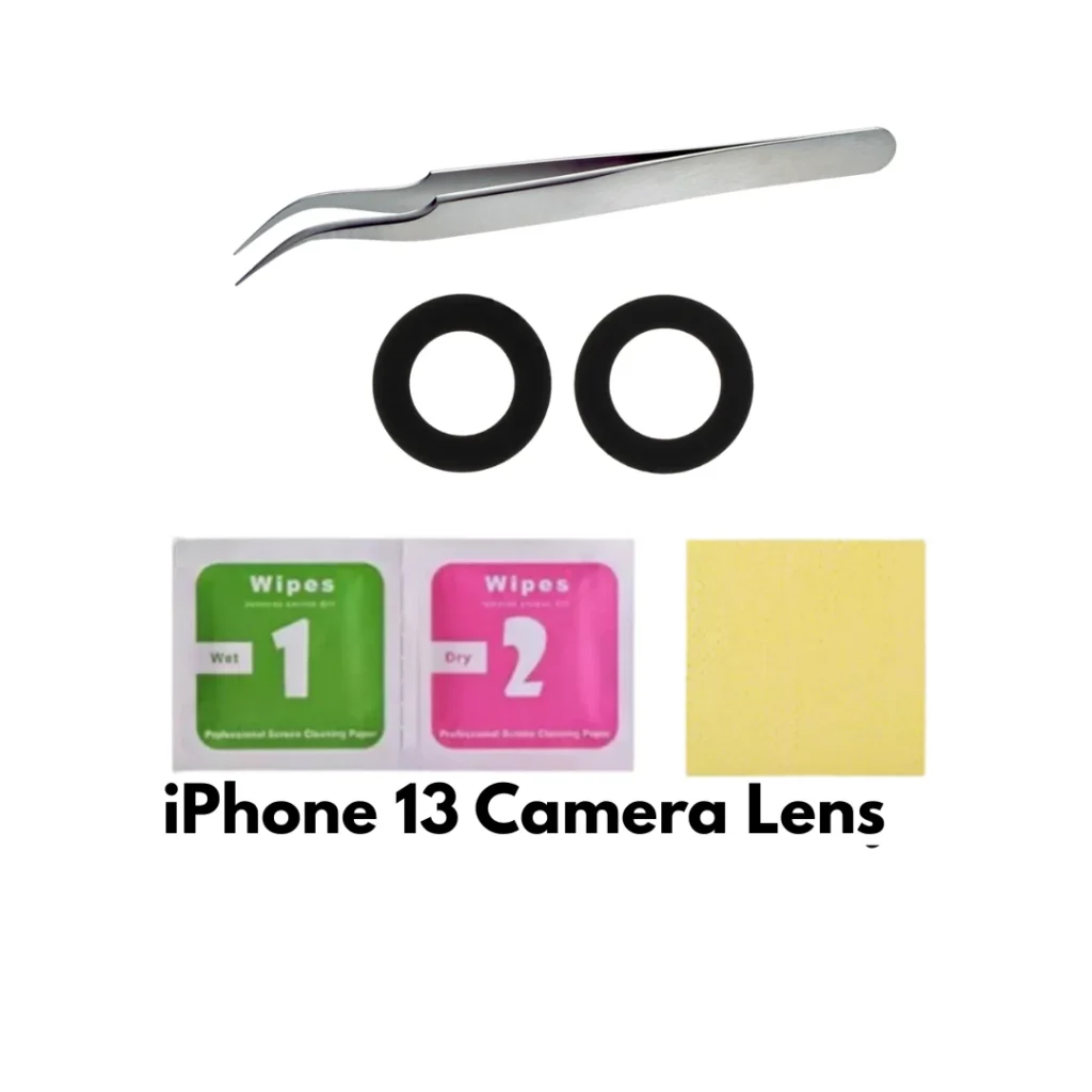iPhone 13 Rear Camera Lens Replacement Kit w/ Tweezer & Cleaning Tools – UK Stock