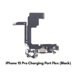 iPhone 15 Pro Charging Port Flex Cable Replacement (Black) – UK Seller