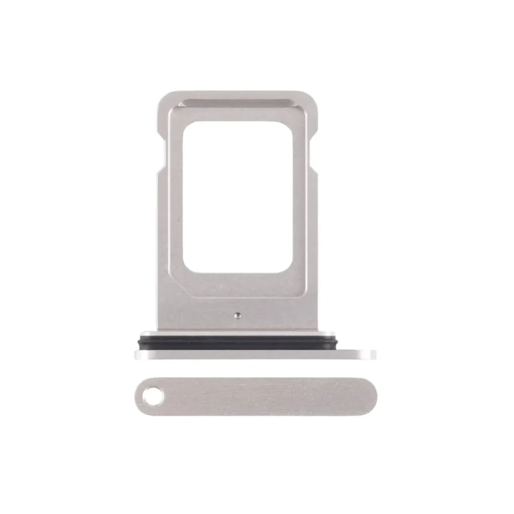 iPhone 15 Pro Max SIM Tray Replacement (White Titanium) – UK Stock