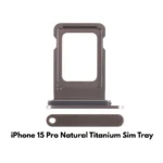 iPhone 15 Pro SIM Tray Replacement (Natural Titanium) – UK Stock