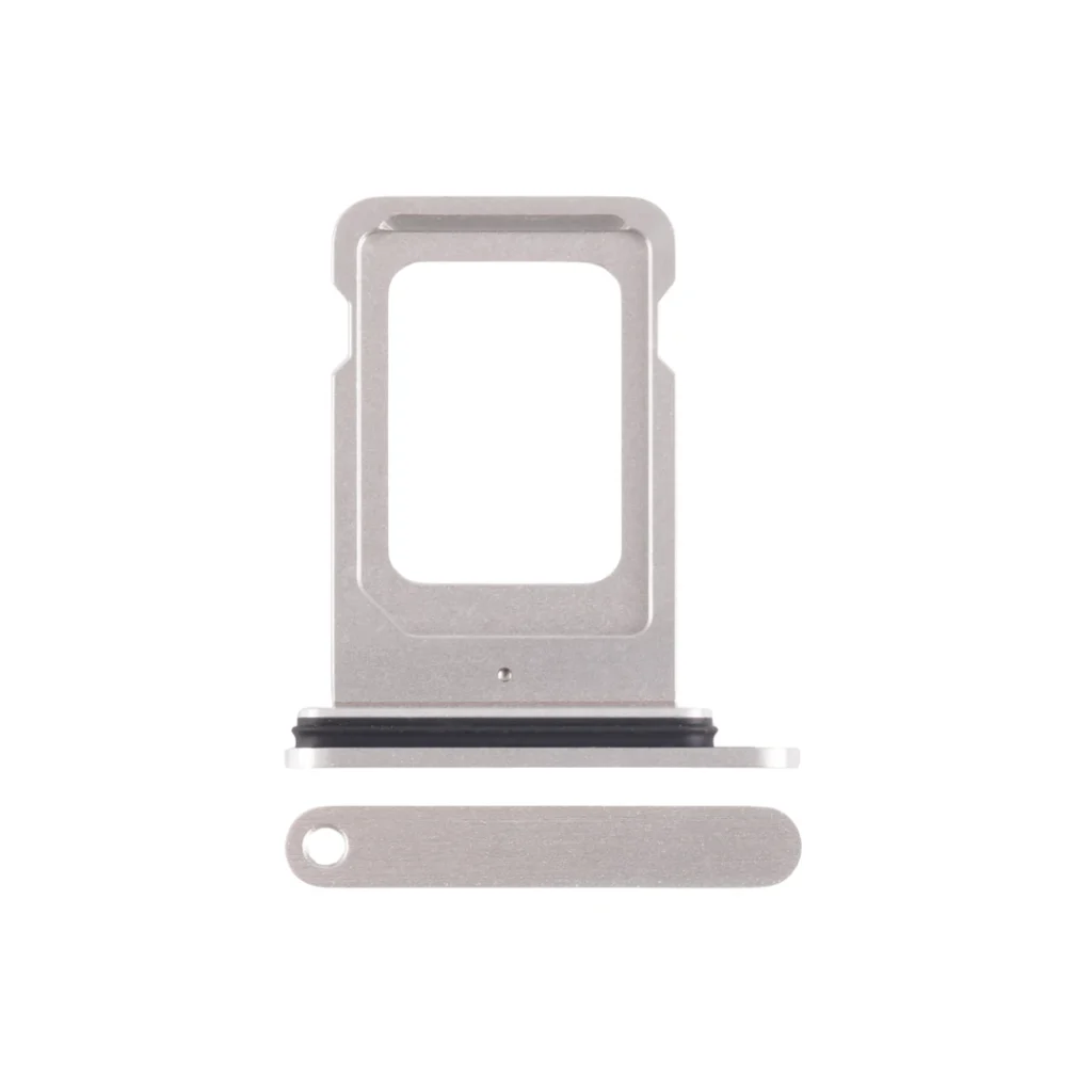 iPhone 15 Pro SIM Tray Replacement (White Titanium) – UK Stock