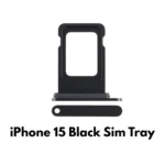 iPhone 15 SIM Tray Replacement (Black) – UK Seller