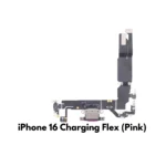 iPhone 16 Charging Port Flex Cable Replacement (Pink) – UK Stock