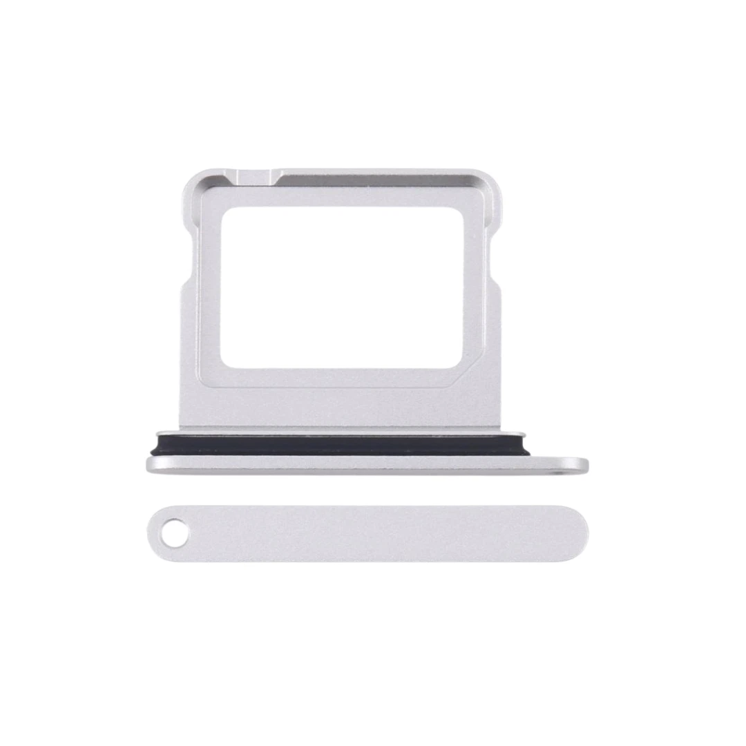 iPhone 16 Plus Replacement SIM Tray Holder Slot (Silver) – UK Stock iPhone 16 Plus Replacement SIM Tray Holder Slot (Silver) – UK Stock