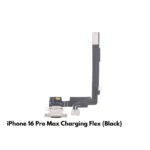 iPhone 16 Pro Max Charging Port Dock Connector Flex Replacement (Black) – UK