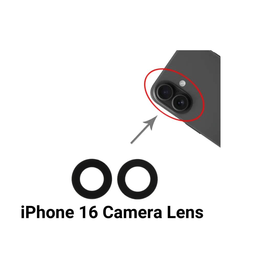 iPhone 16 Rear Back Camera Glass Lens Replacement – Premium Quality | UK Stock