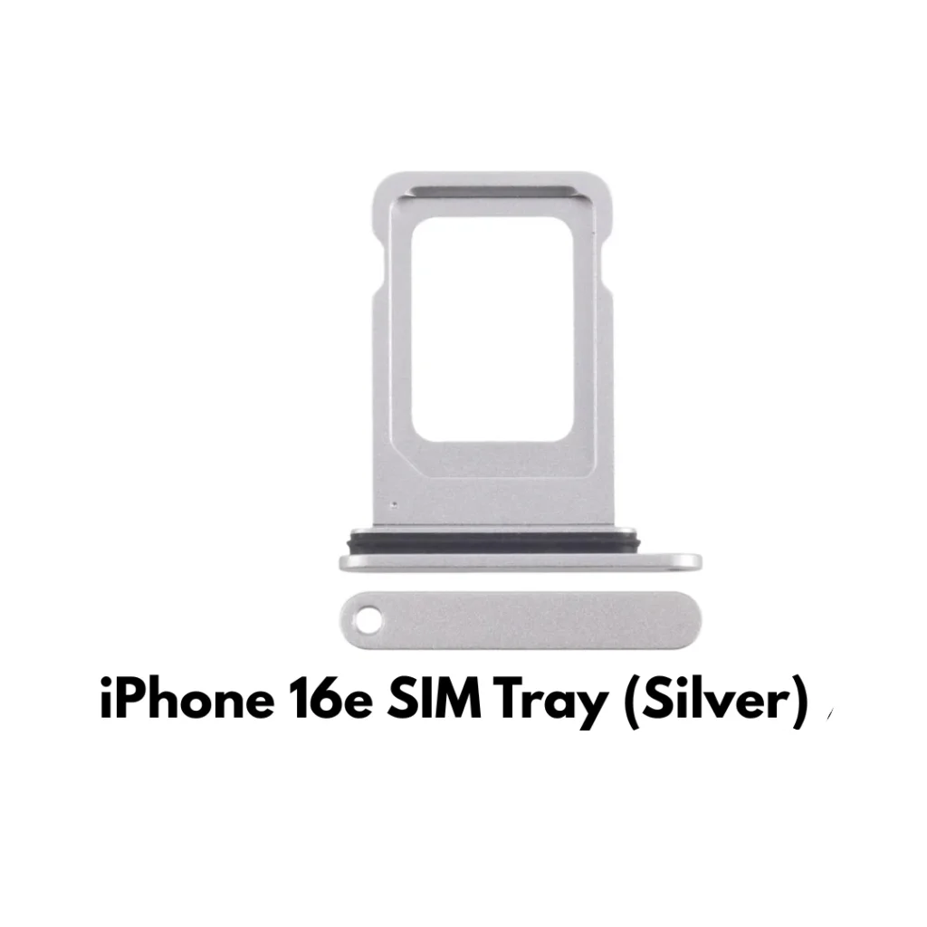 iPhone 16E SIM Tray Replacement (Silver) – UK Stock