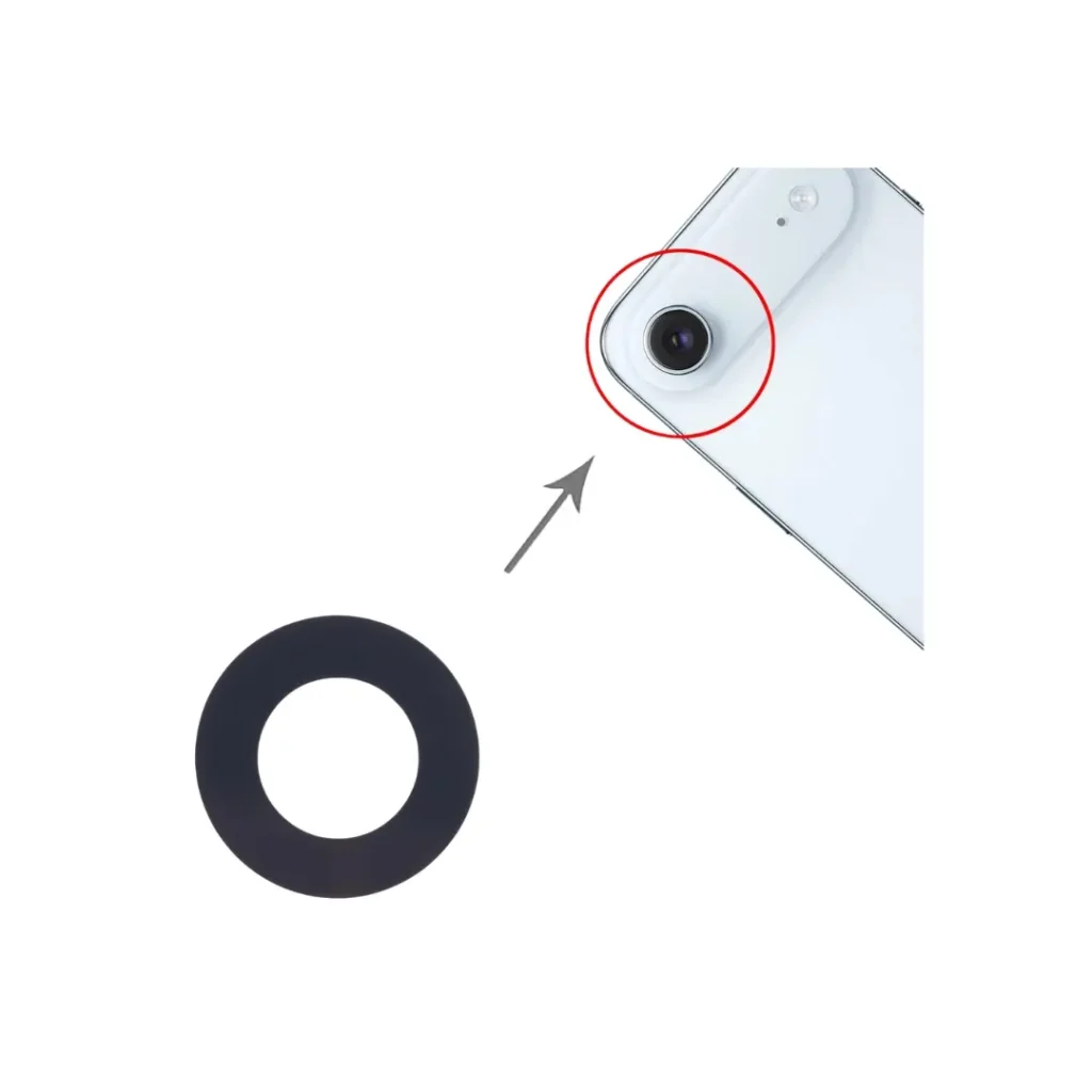 iPhone 17 Air Replacement Rear Back Camera Lens with Adhesive | UK Stock