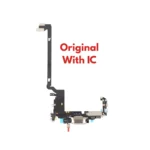 iPhone 17 Pro Max White Charging Port Flex Cable Original with IC | UK Stock