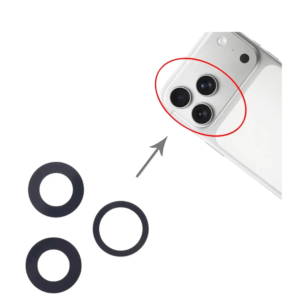 iPhone 17 Pro Replacement Rear Back Camera Lens with Adhesive - UK Seller iPhone 17 Pro Replacement Rear Back Camera Lens with Adhesive | UK Seller