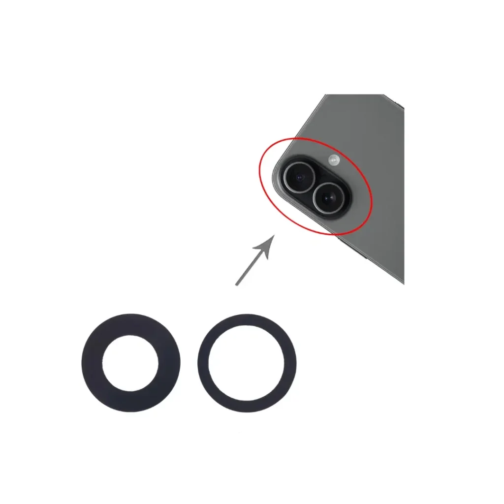 iPhone 17 Replacement Rear Back Camera Lens with Adhesive | UK Seller