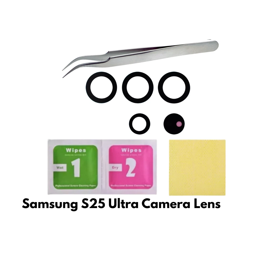 Samsung Galaxy S25 Ultra Rear Camera Lens Replacement Kit – UK Stock Samsung Galaxy S25 Ultra Rear Camera Lens Replacement Kit – UK Stock
