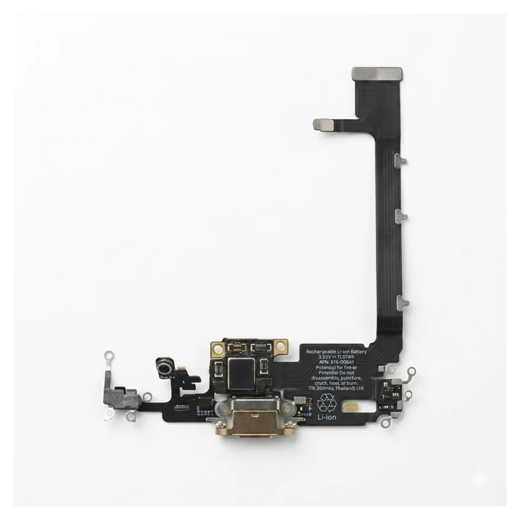 Genuine Apple iPhone 11 Pro Max IC MIC Charging Port Board Connector Brown Replacement