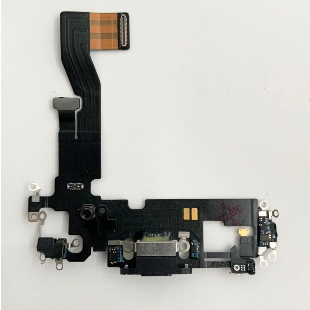 Genuine Apple iPhone 12 - 12 Pro Charging Port Flex Cable Black Replacement Genuine Apple iPhone 12 / 12 Pro Charging Port Flex Cable Black Replacement