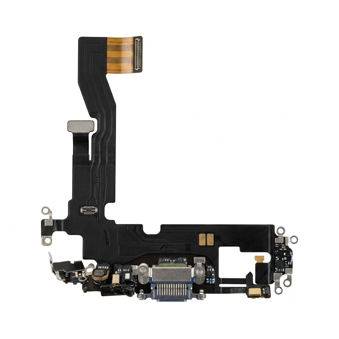 Genuine Apple iPhone 12 - 12 Pro Charging Port Flex Cable Dark Blue Replacement Genuine Apple iPhone 12 / 12 Pro Charging Port Flex Cable Dark Blue Replacement
