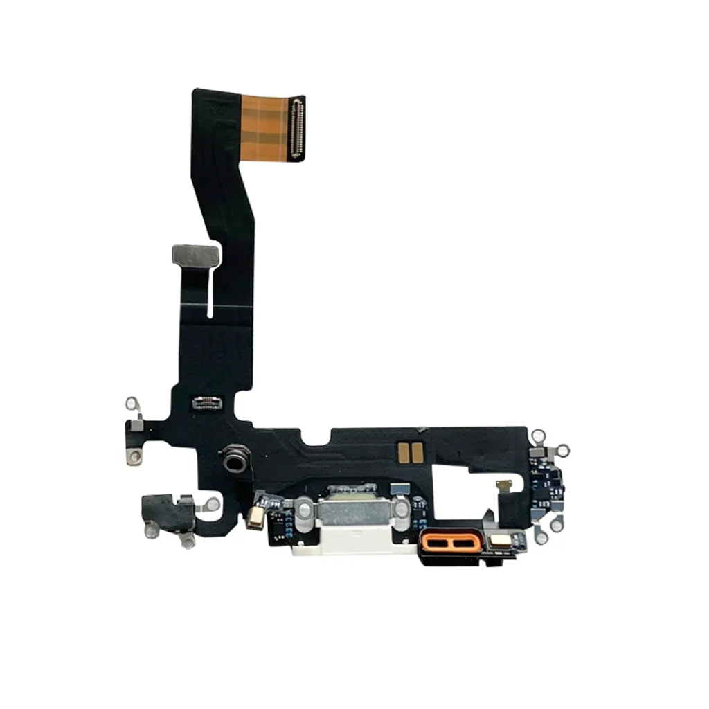 Genuine Apple iPhone 12 / 12 Pro Charging Port Flex Cable White