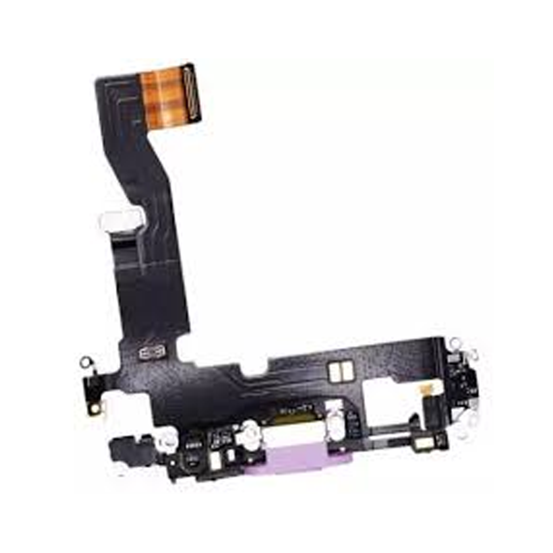 Genuine Apple iPhone 12 Mini Charging Port Flex Cable Connector Purple Replacement Genuine Apple iPhone 12 Mini Charging Port Flex Cable Connector Purple Replacement