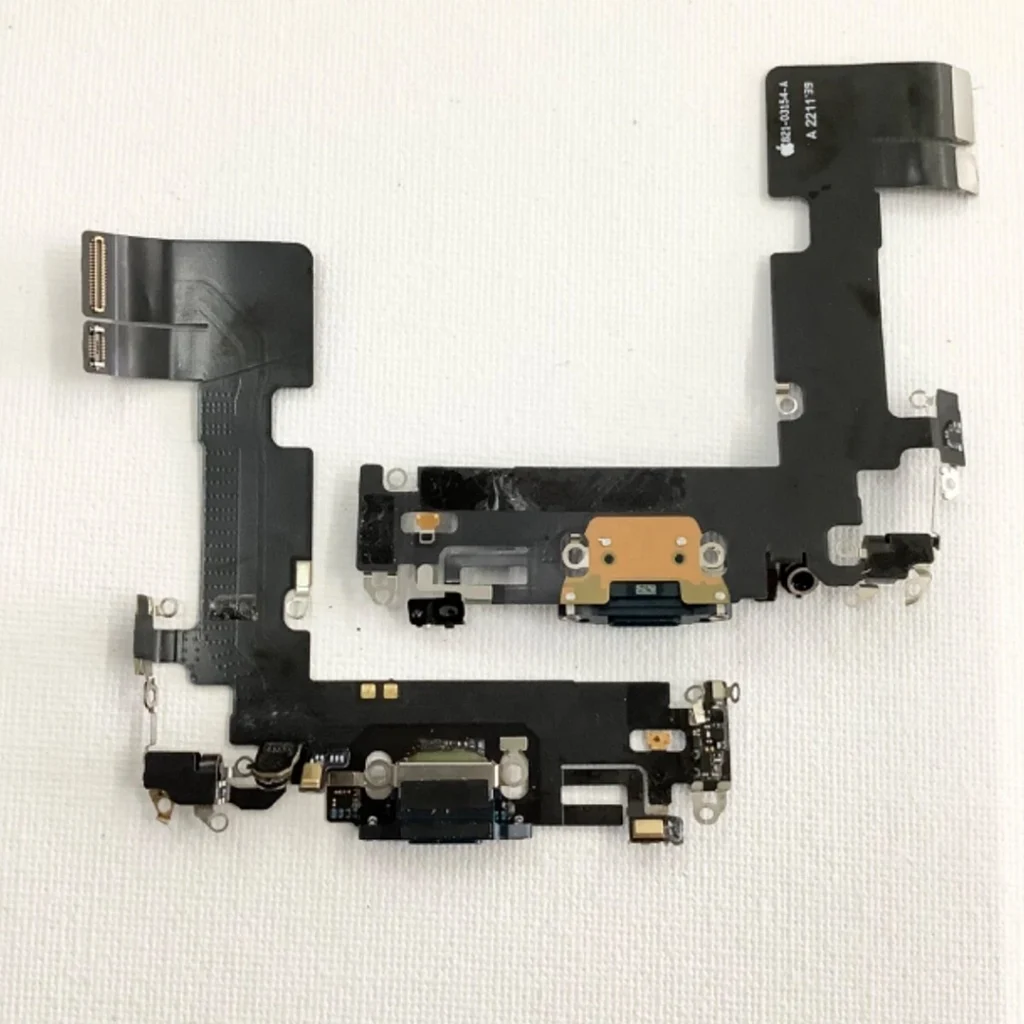 Genuine Apple iPhone 13 Charging Port Flex Cable Connector Ribbon Black Replacement UK
