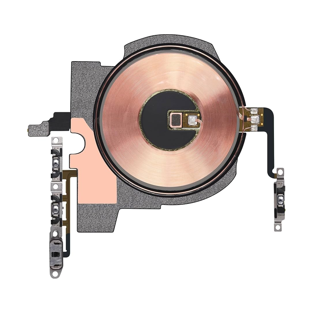 Genuine Apple iPhone 13 Pro Max Wireless NFC Charging Coil Power Volume Button Flex Replacement Genuine Apple iPhone 13 Pro Max Wireless NFC Charging Coil Power Volume Button Flex Replacement