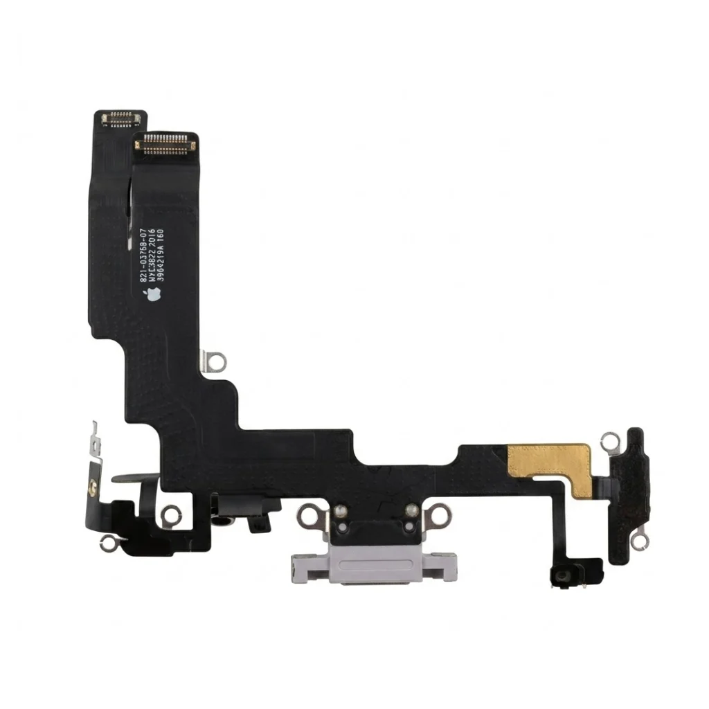 Genuine Apple iPhone 14 Charging Port Flex Cable Connector White Replacement UK
