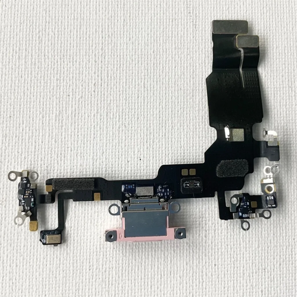 Genuine Apple iPhone 15 Charging Port Flex Cable Connector Ribbon (Pink) Replacement