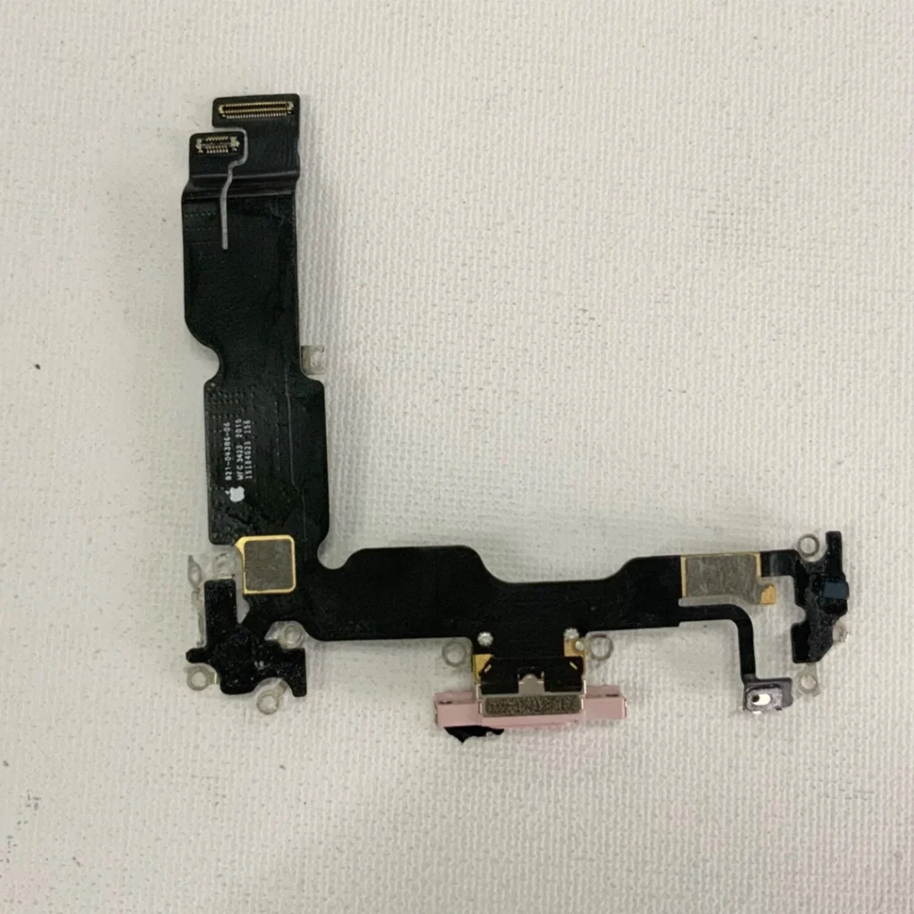 Genuine Apple iPhone 15 Plus Charging Port Flex Cable Connector (Pink) Replacement
