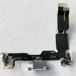 Genuine Apple iPhone 15 Plus Charging Port Flex Cable Connector (White) Replacement