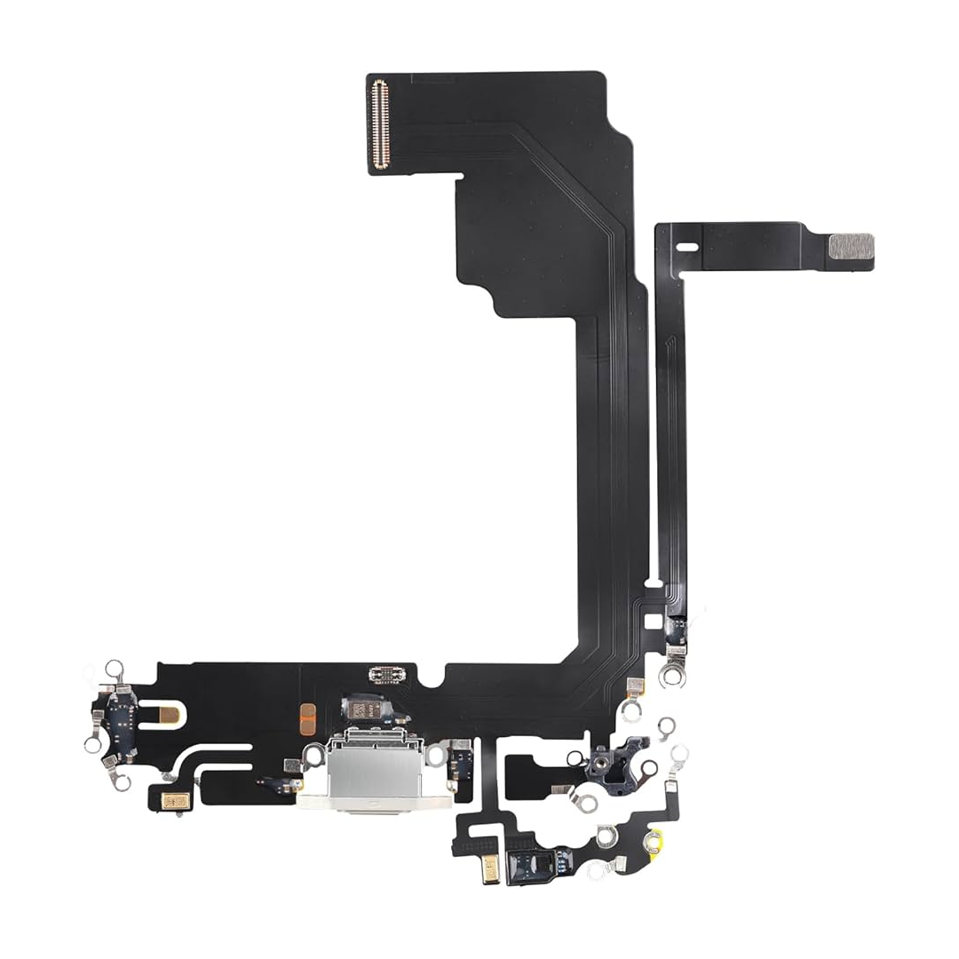 Genuine Apple iPhone 15 Pro Charging Port Flex Cable Connector Replacement Genuine Apple iPhone 15 Pro Charging Port Flex Cable Connector Replacement