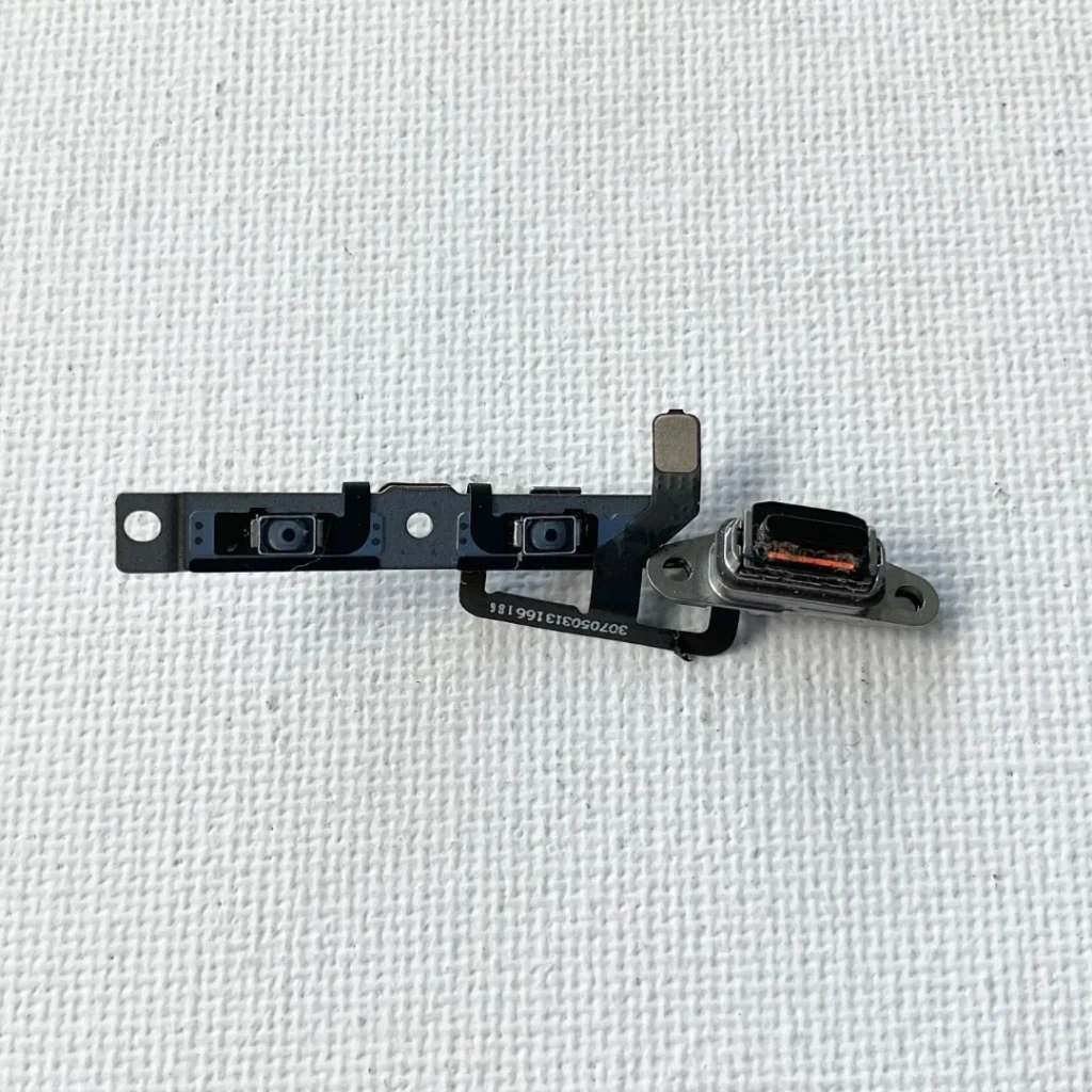 Genuine Apple iPhone 15 Pro Side Volume Button Flex Cable Ribbon Replacement